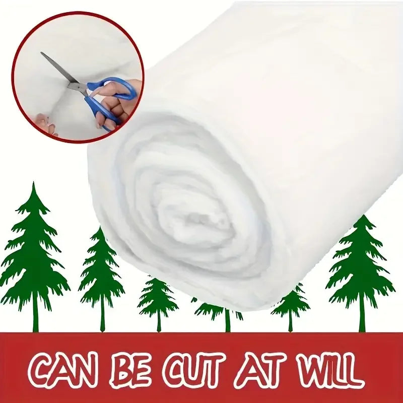 Christmas Artificial Snow Blanket – Fluffy Simulation Snow Cover