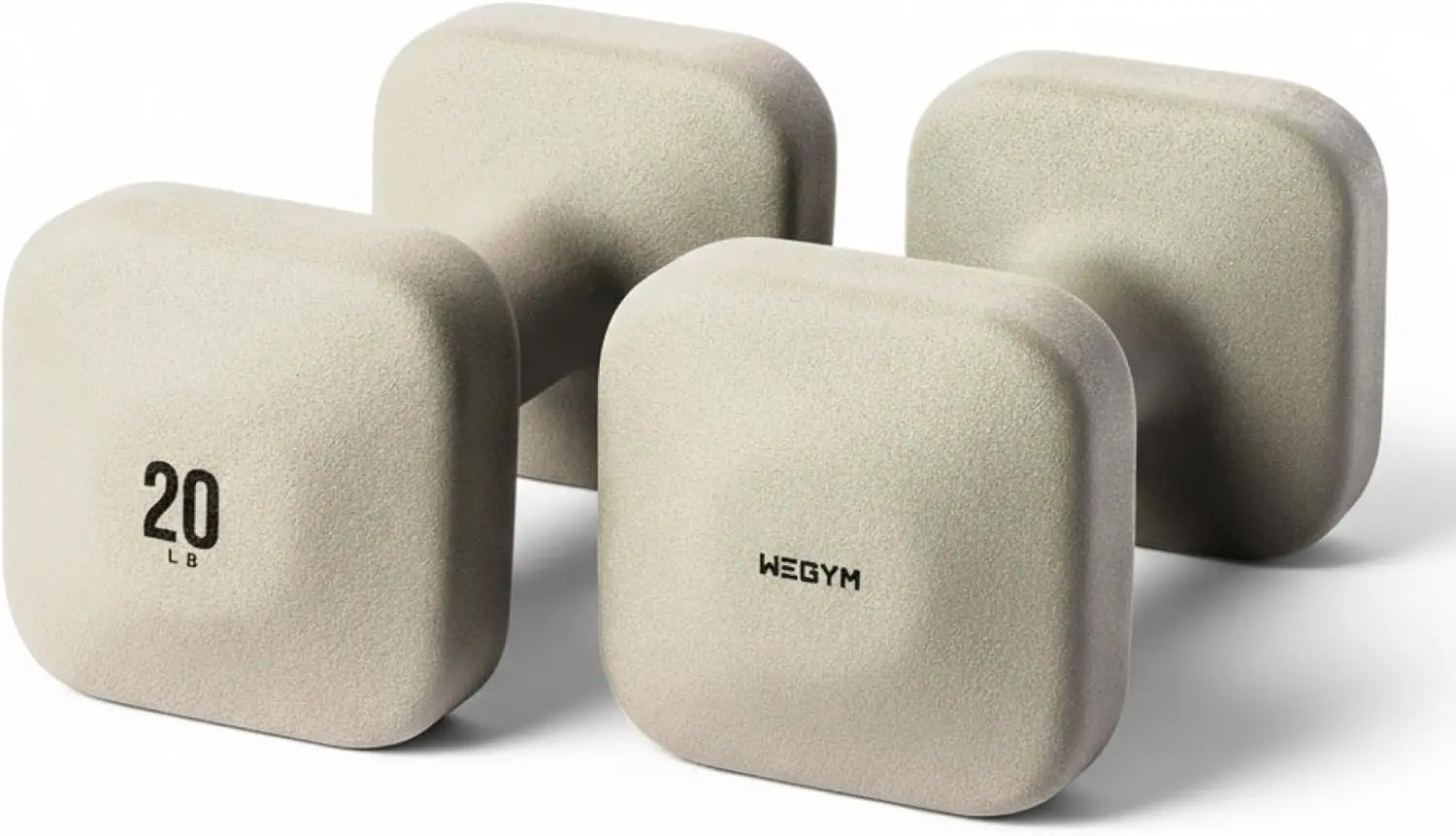 Square Dumbbells – Anti-Slip Handle, No-Roll Design for Home Gym Peaceful Pleasures Health and Wellness United States
