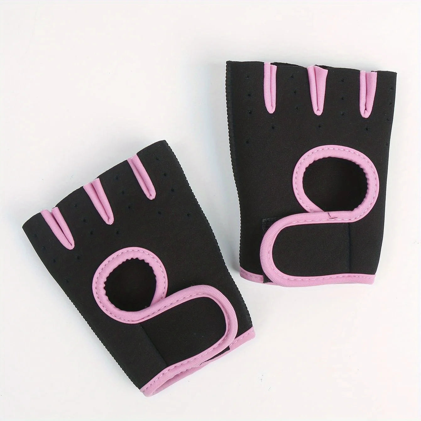 Unisex Non-slip Fitness Gloves, Breathable Lightweight Half Finger with Shock Absorption for Weightlifting Gym Training & Sports Peaceful Pleasures Health and Wellness Pink XL