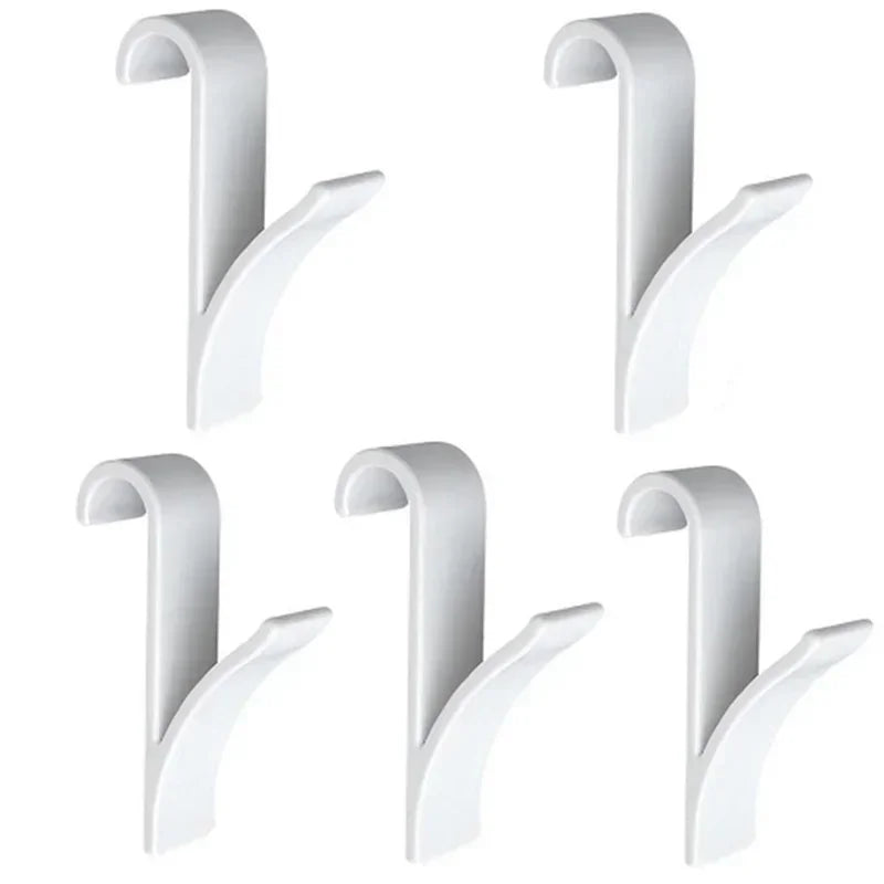 Radiator Towel Hanger Hooks – Clip-On PS Plastic Storage Hooks (1–5 pcs)