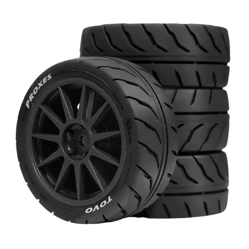 RC Beadlock Wheel Tires 1/10 Scale Crawler 4PCS Rubber Set