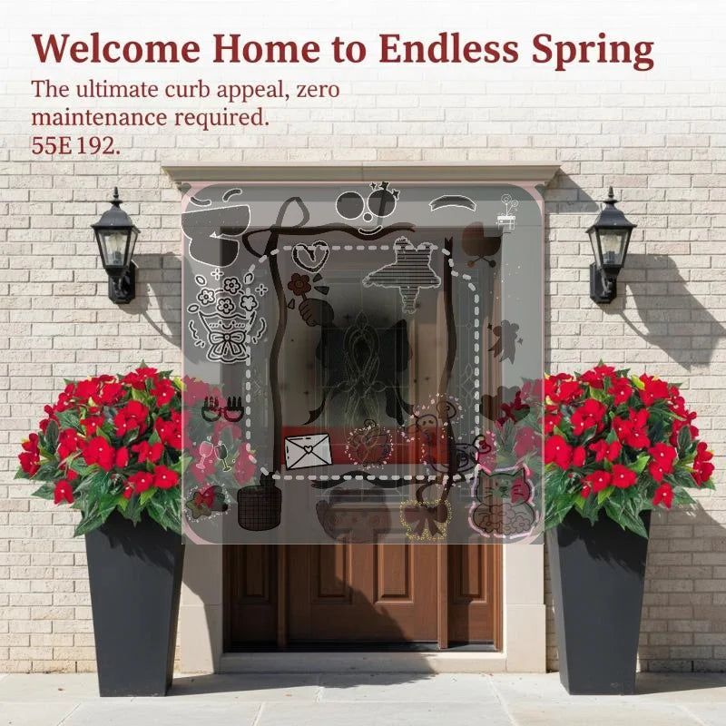 Silk Artificial Impatiens Flowers – Wedding & Home Décor
