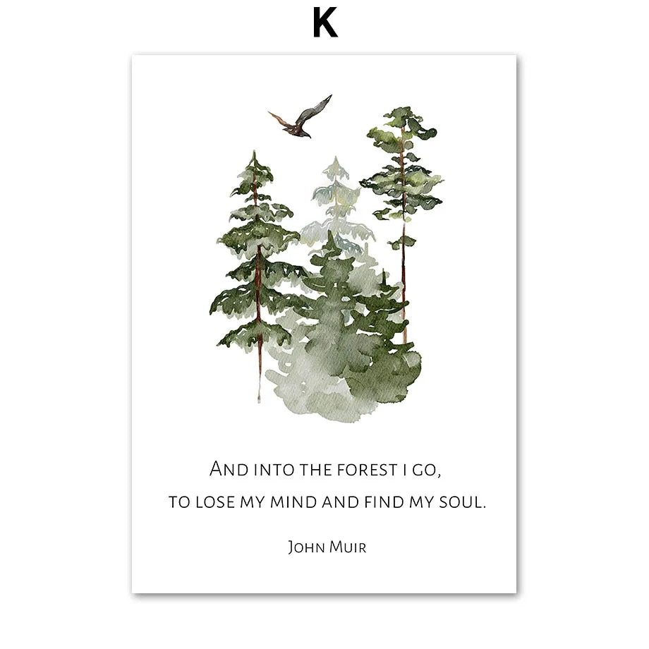 Mountain Waterfall Canvas Wall Art Poster | Nature Decor Print Canvas Wall Art Peaceful Pleasures Health and Wellness