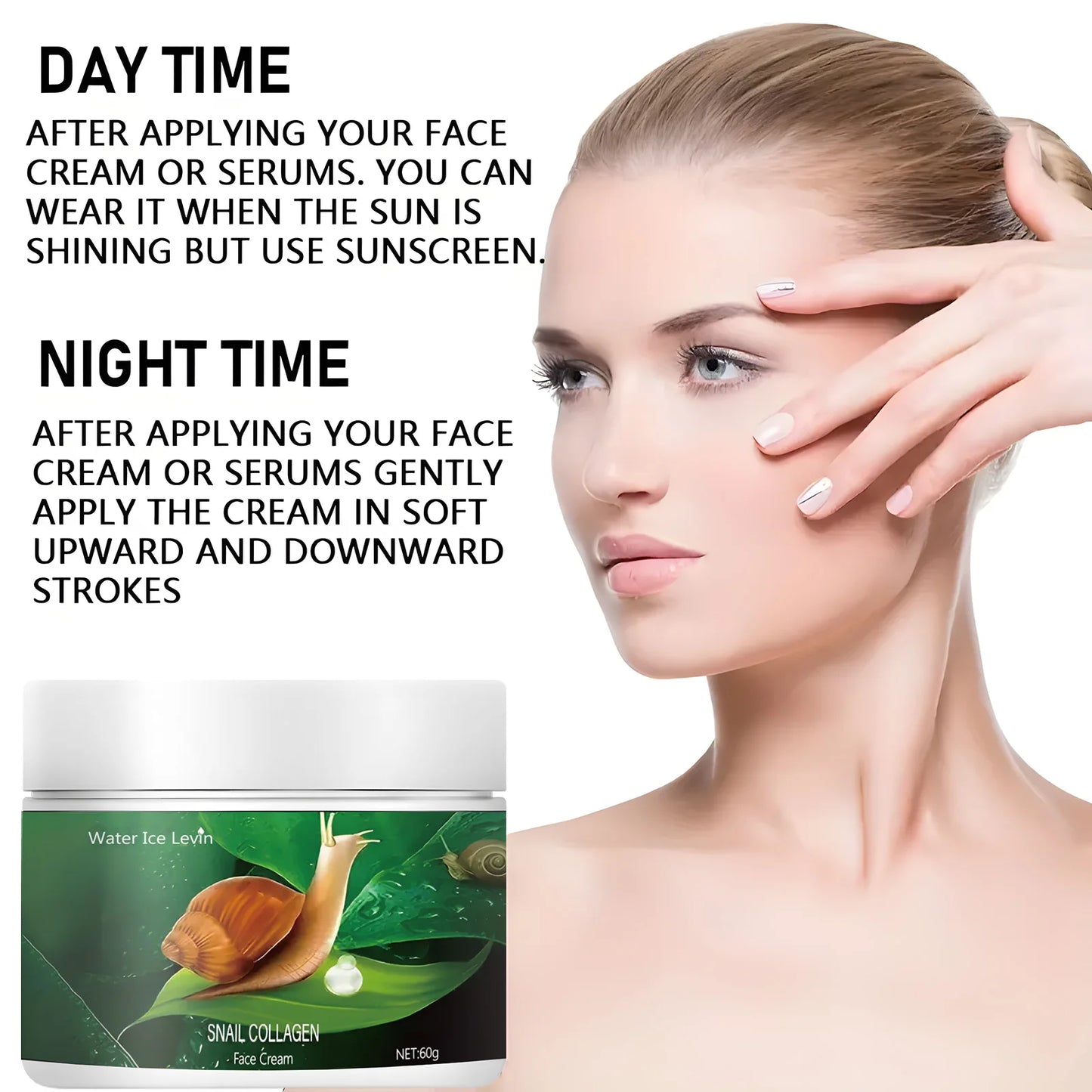 Snail Mucin Anti-Aging Face Cream – Firming & Brightening 60g