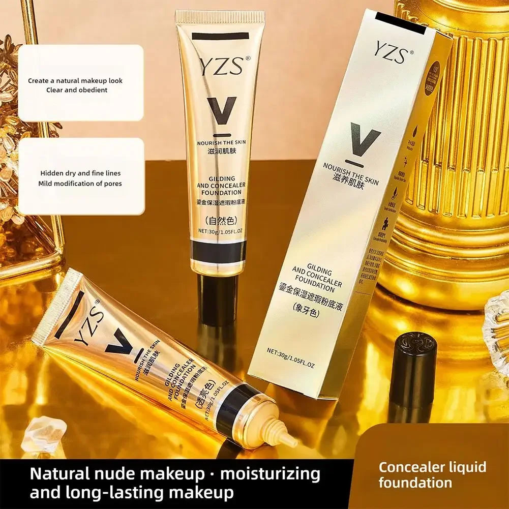 Natural Foundation Primer & Concealer - Waterproof Longwear Full Coverage Liquid Makeup Foundation Hydrating Blend, Moisturizing Peaceful Pleasures Health and Wellness