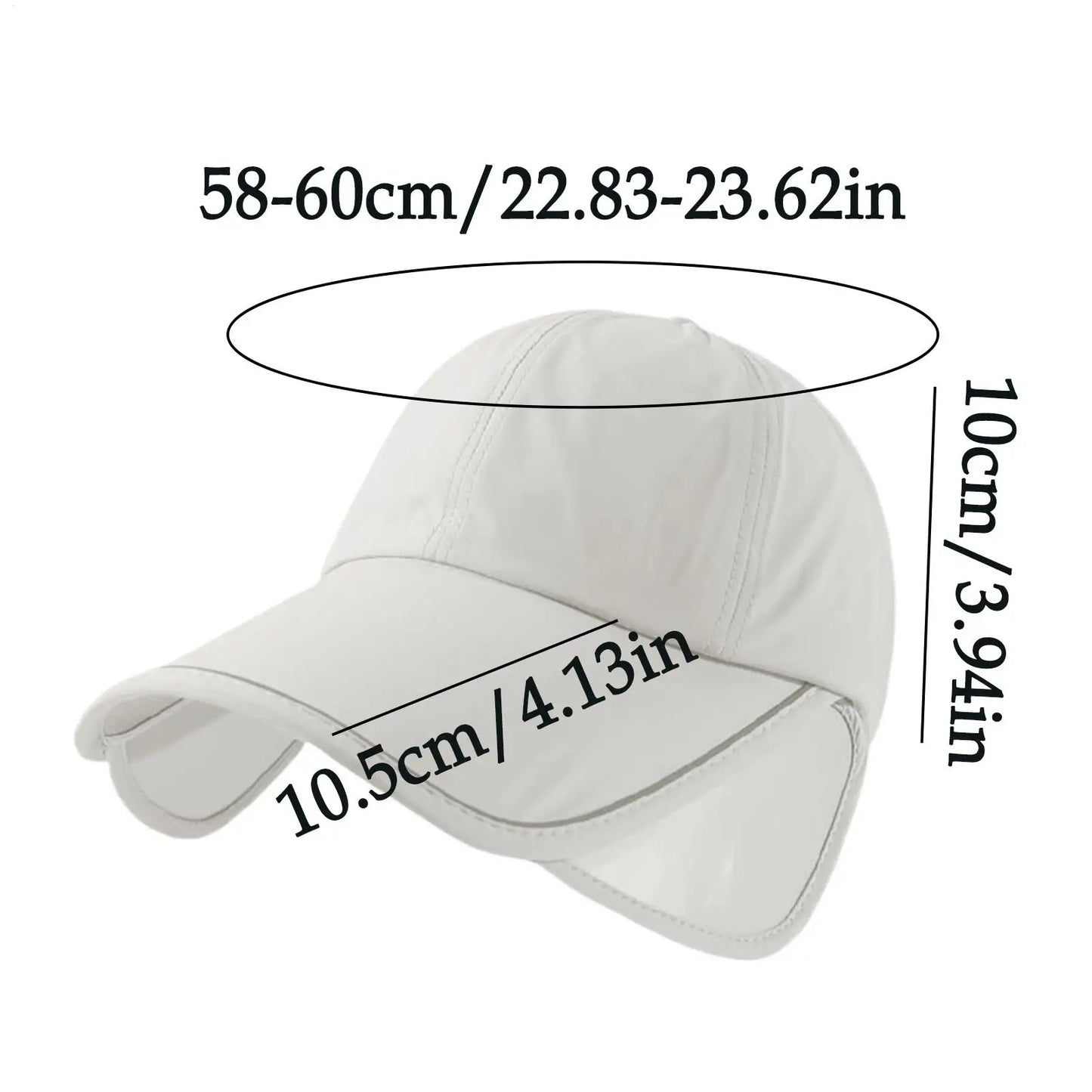 Wide Brim Sun Visor Hat for Women – UV Protection Beach Cap