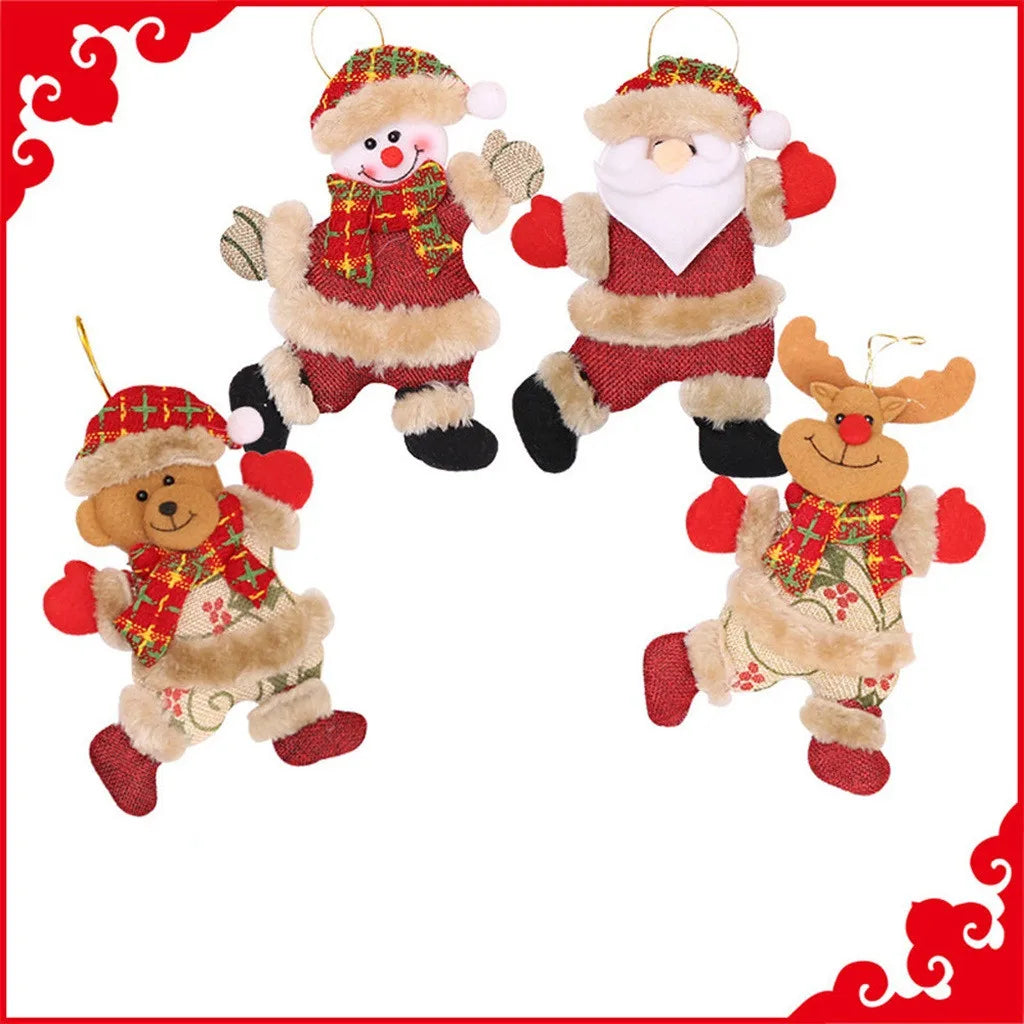 Christmas Cloth Tree Ornament | Festive Holiday Decoration