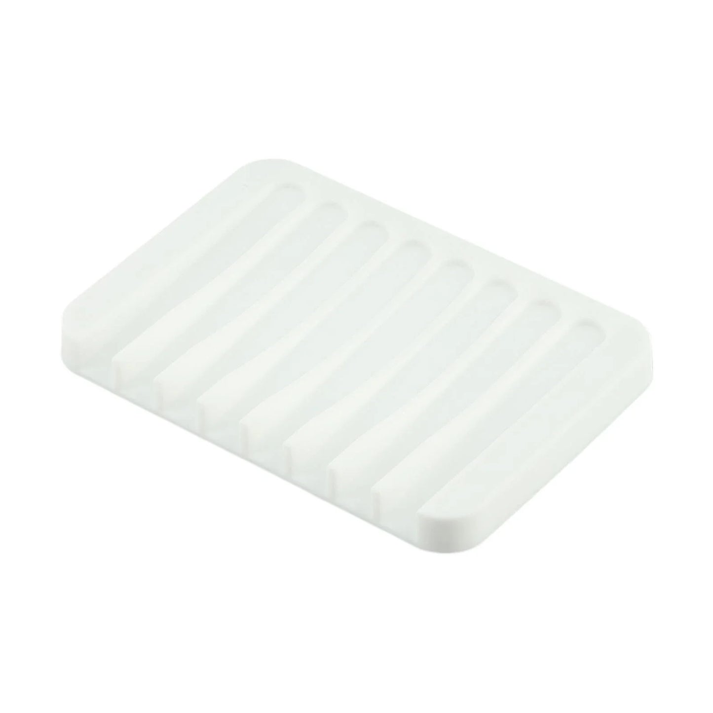 Silicone Self-Draining Soap Dish & Sponge Tray | Kitchen & Bath