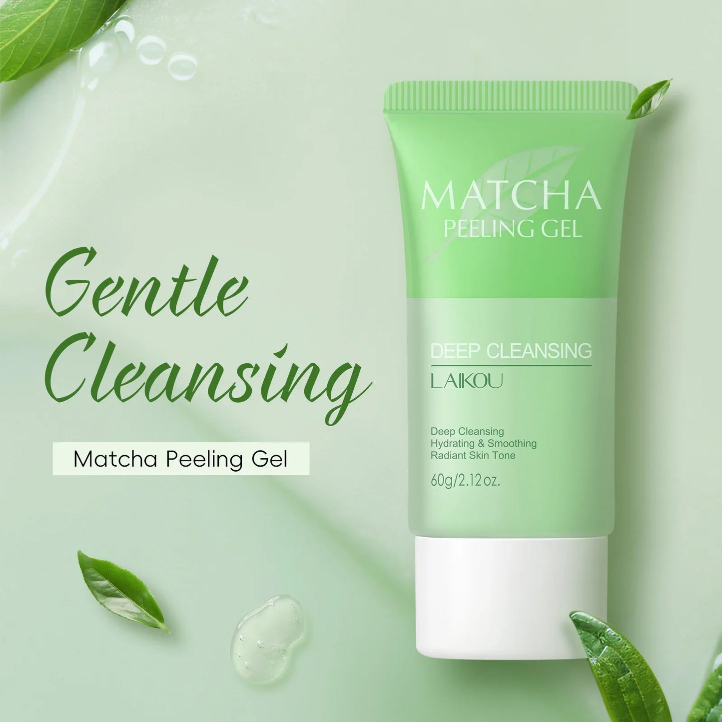 LAIKOU Matcha Peeling Gel 60g – Exfoliate & Brighten Skin