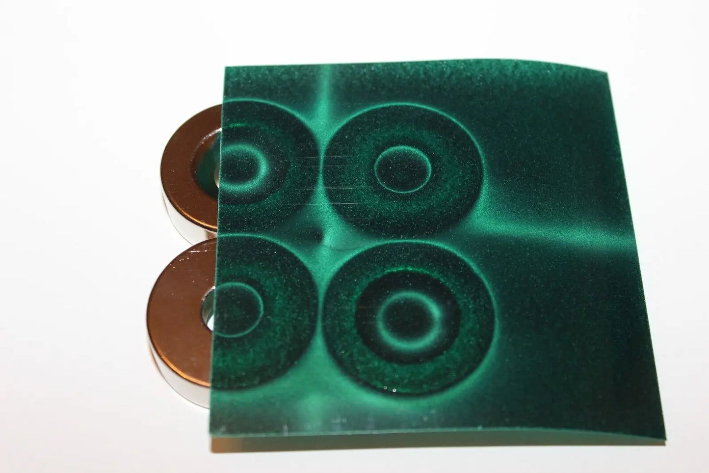 Magnetic Field Viewer Viewing Film Pattern Display Membrane Card