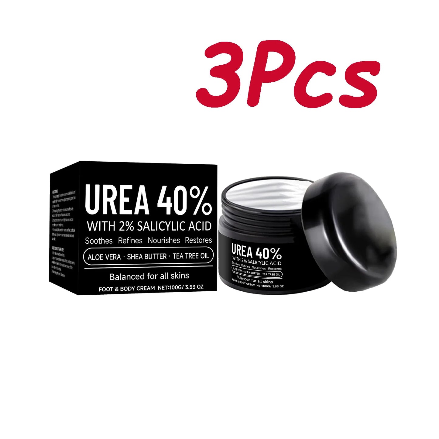 Urea 40% Foot & Hand Cream – Deep Moisturizer for Dry Skin