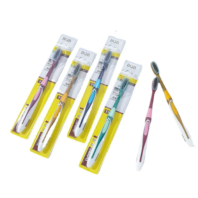 High-end toothbrush soft hair family pack combination pack ultra-fine soft bamboo charcoal nano couple men and women special Peaceful Pleasures Health and Wellness