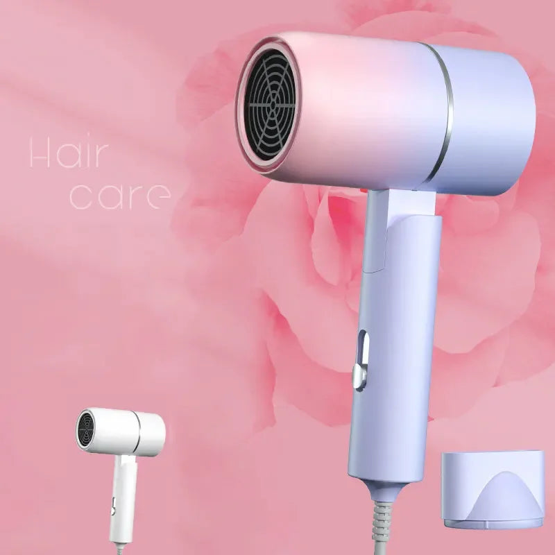 URGGU Folding Travel Hair Dryer | Anion Care & Carrying Bag