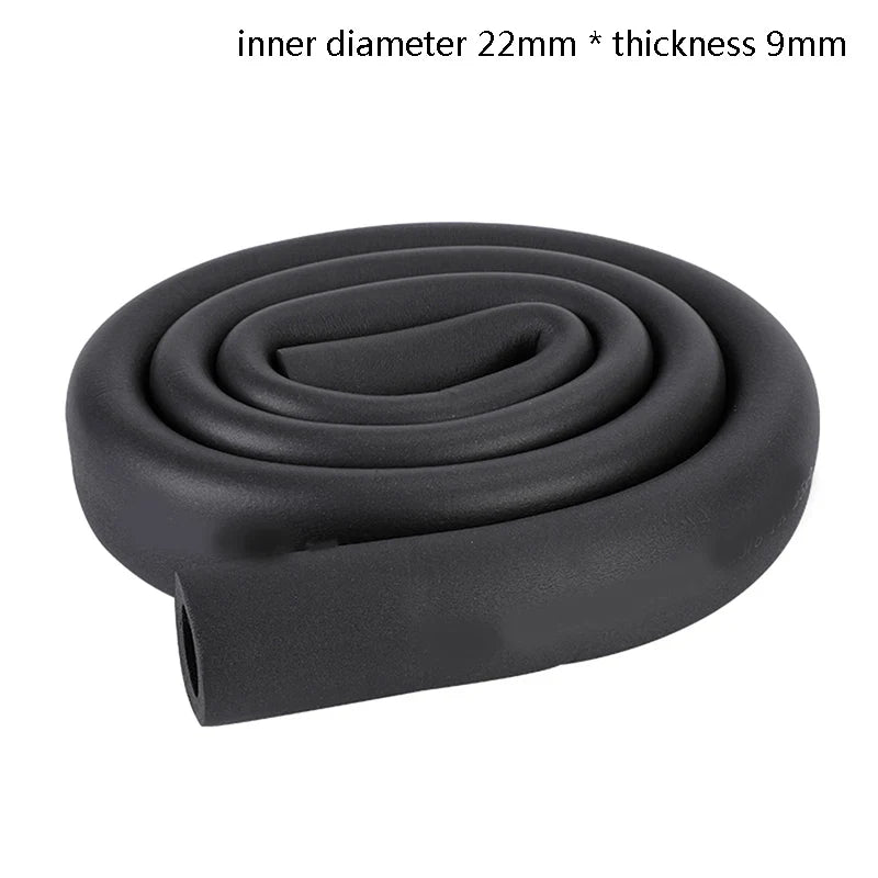 1.8M Rubber Foam Pipe Insulation Sleeve | Waterproof & Thermal
