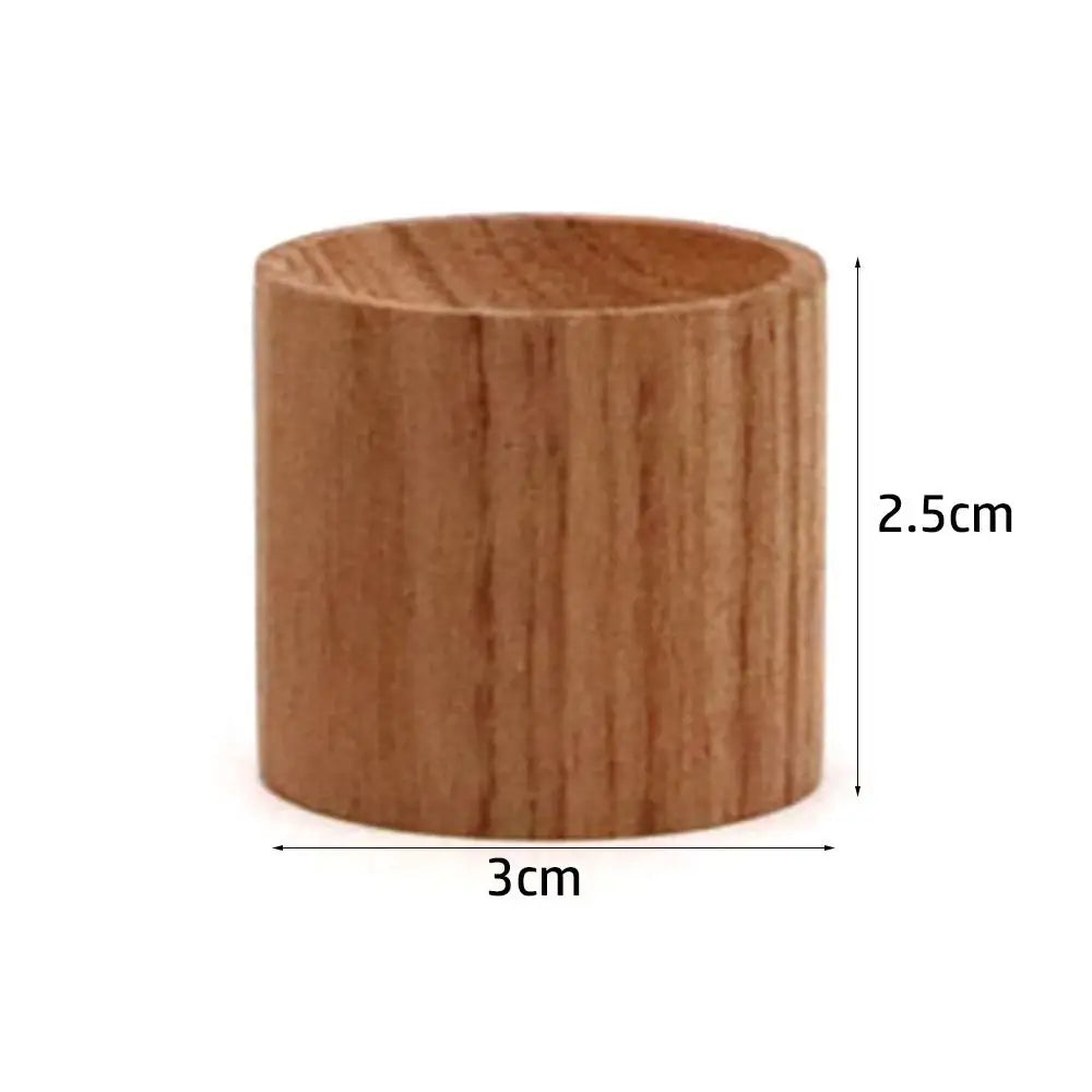 Wooden Essential Oil Diffuser Long-lasting Floral Refreshing Sleep Aromatherapy Inhaler Slowly Volatile Expanded Fragrant Wood Peaceful Pleasures Health and Wellness 3x2.5cm-Brazilian
