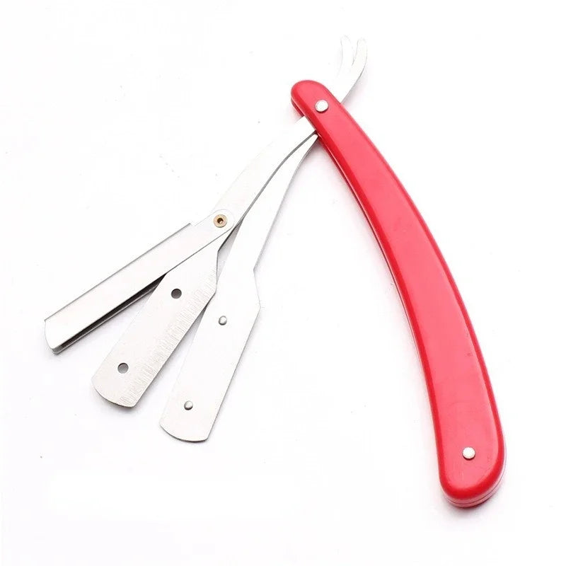Men's Folding Straight Razor | Eyebrow & Body Shaving Tool
