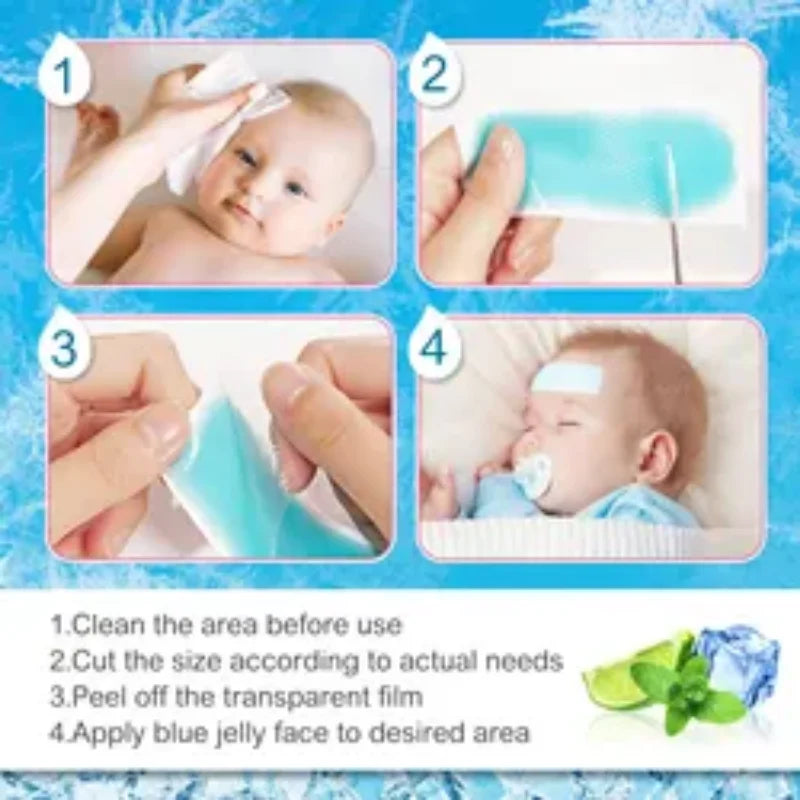 Baby & Adult Cooling Gel Fever Patches – 2/10/20 Pack
