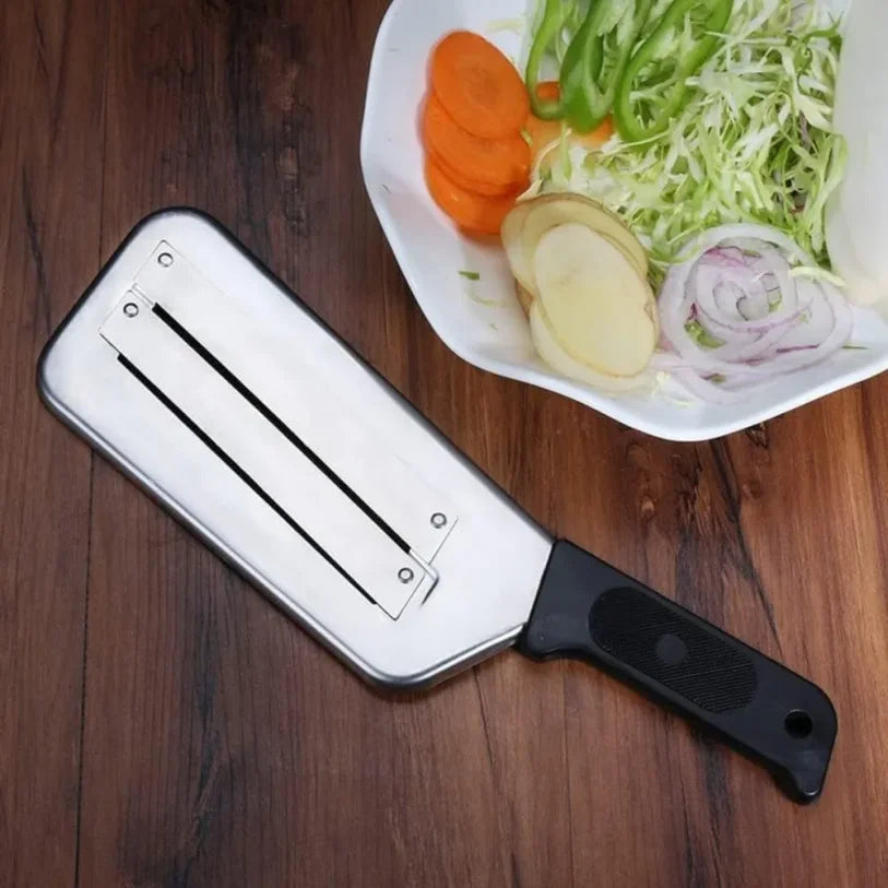 Stainless Steel Cabbage Shredder Knife | Double Blade Slicer