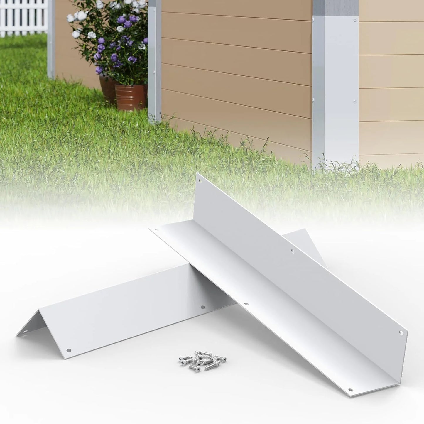 Aluminum Wall Corner Guards Heavy Duty Edge Cover Outdoor Siding