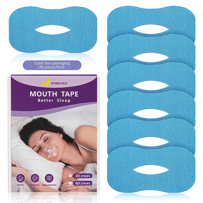 O-Shaped Mouth Sleep Strips | 10/30 Pcs for Adults & Kids