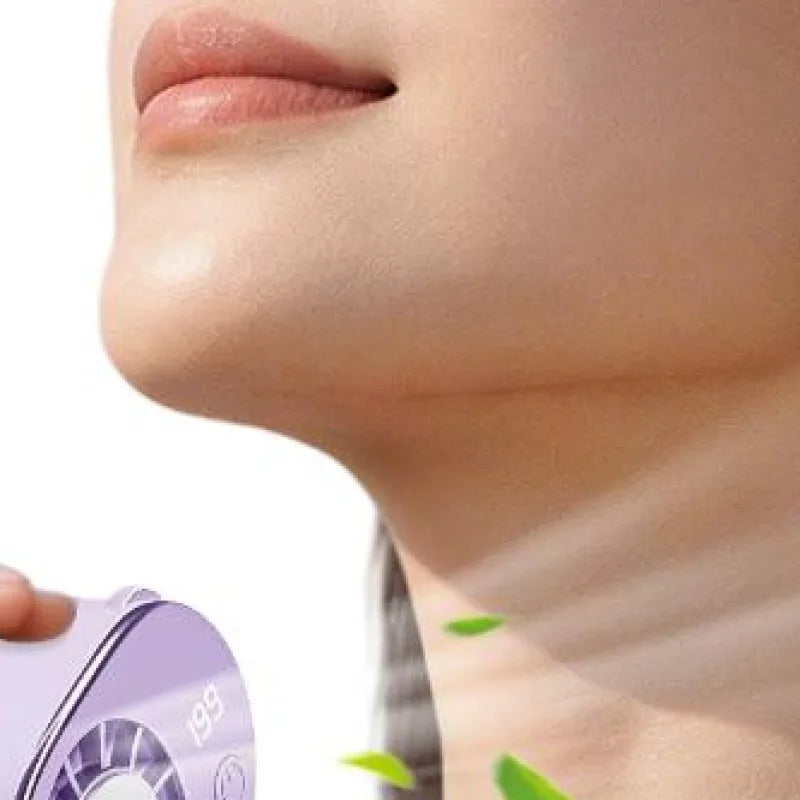 USB Rechargeable Clip Fan – 199 Speeds, LED, 2000mAh Battery