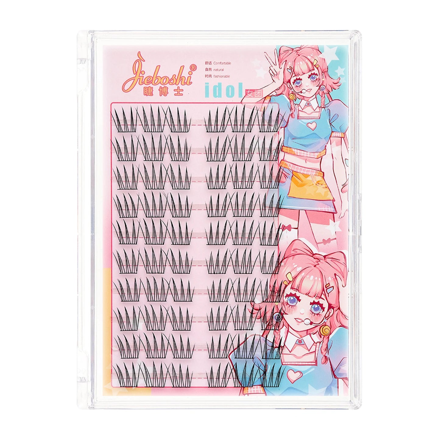 Korean Idol Manga Cluster Lashes | Wispy 3D Lash Extensions False Lash Extensions Peaceful Pleasures Health and Wellness style 5