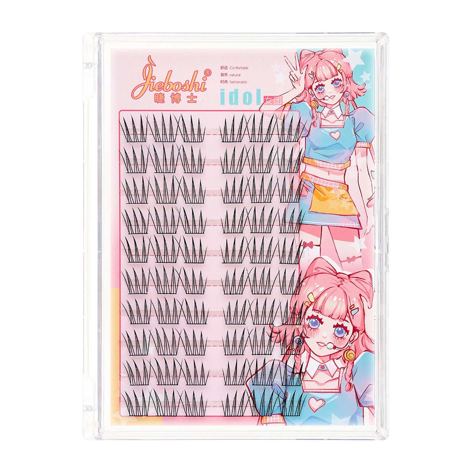 Korean Idol Manga Cluster Lashes | Wispy 3D Lash Extensions False Lash Extensions Peaceful Pleasures Health and Wellness style 5