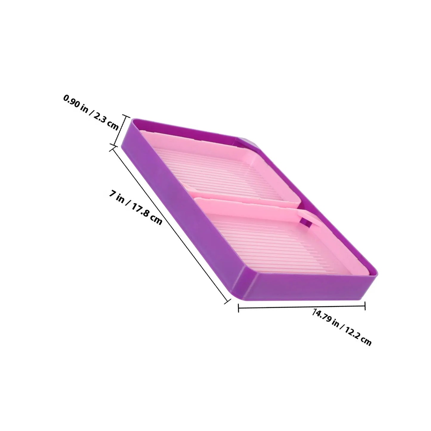 1Set Diamond Board Tray Premium Rhinestone Sorting Board Bead Organization Plate for Jewelry Making Diamond Art Accessories Tray Peaceful Pleasures Health and Wellness Pink