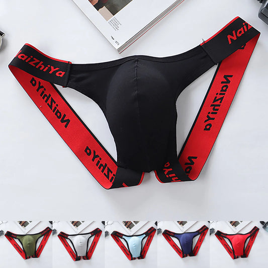 Men Sexy Gay Thongs Polyester Cueca Hombre Jockstrap Men Erotic Open Back Underwear Mens Erotic Low Waist Thong T Shape G String Peaceful Pleasures Health and Wellness