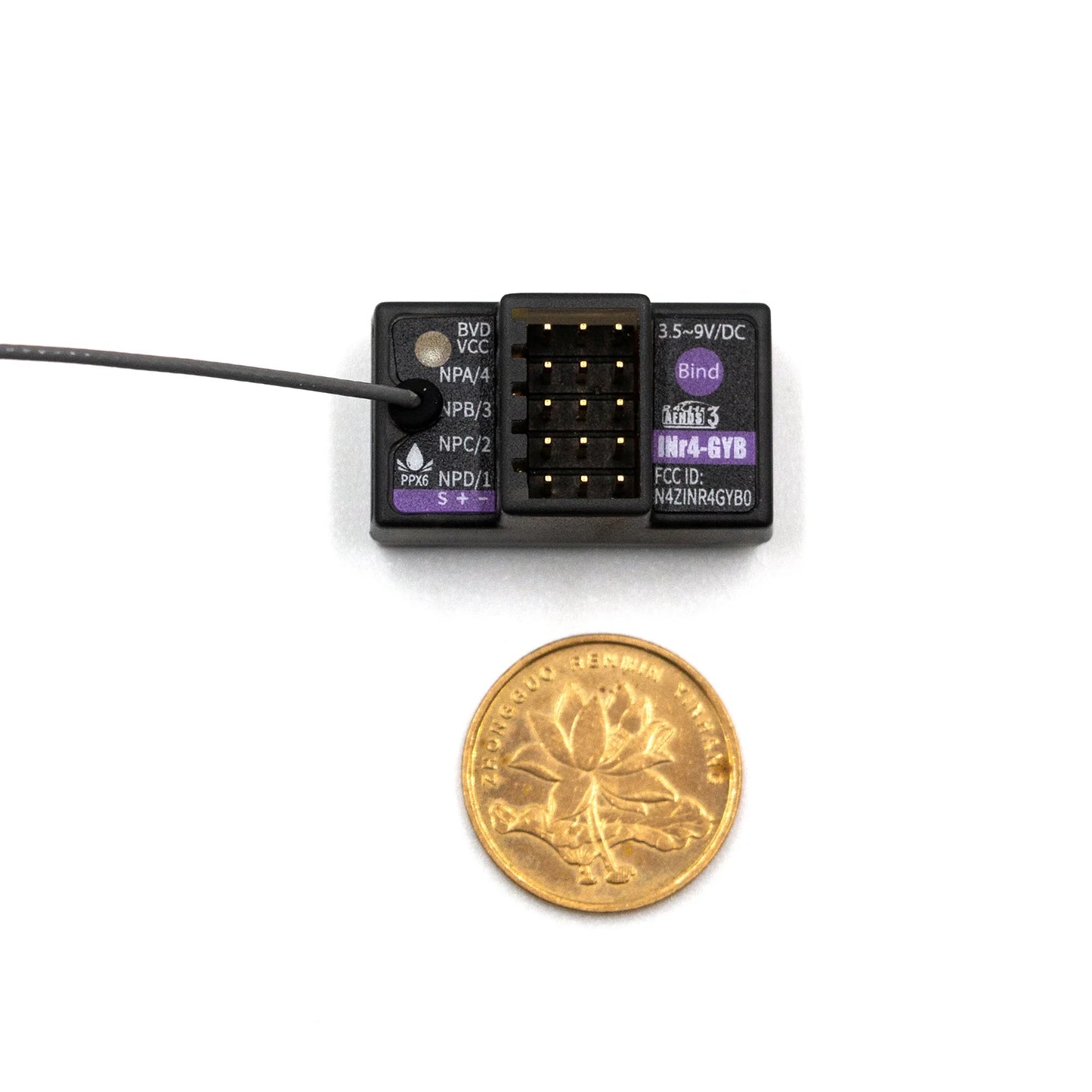 Flysky INr4-GYB 4-Channel Gyro Receiver AFHDS 3 | NB4 Noble