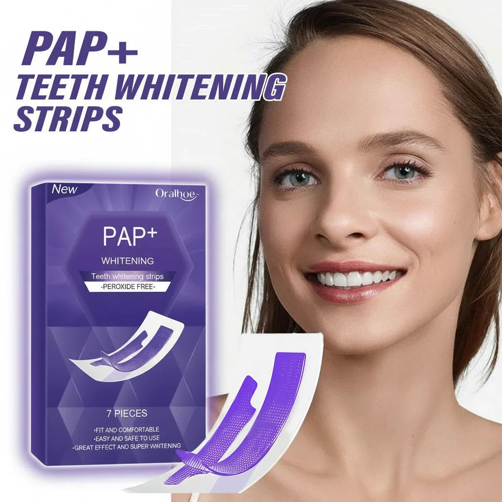 Oralhoe Purple Teeth Whitening Strips – 7pc Stain Removal