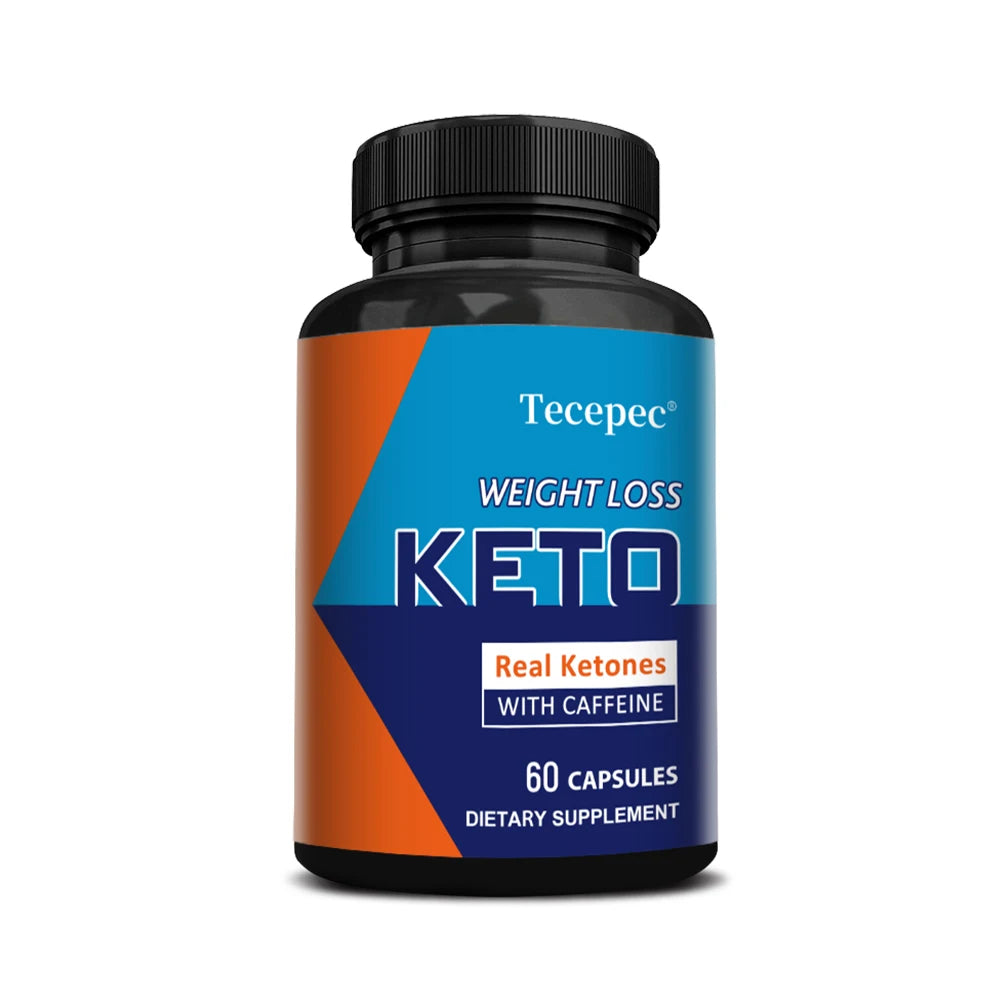 Keto BHB Capsules 2000mg – with Sodium, Caffeine anhydrous, Supports Metabolism Energy Focus & Immune System, Weight Management Peaceful Pleasures Health and Wellness 60 count-1 bottle