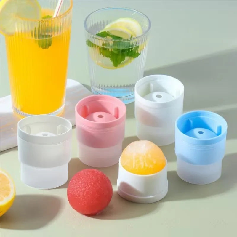 Round Silicone Ice Ball Mold – Easy Release, Food Grade