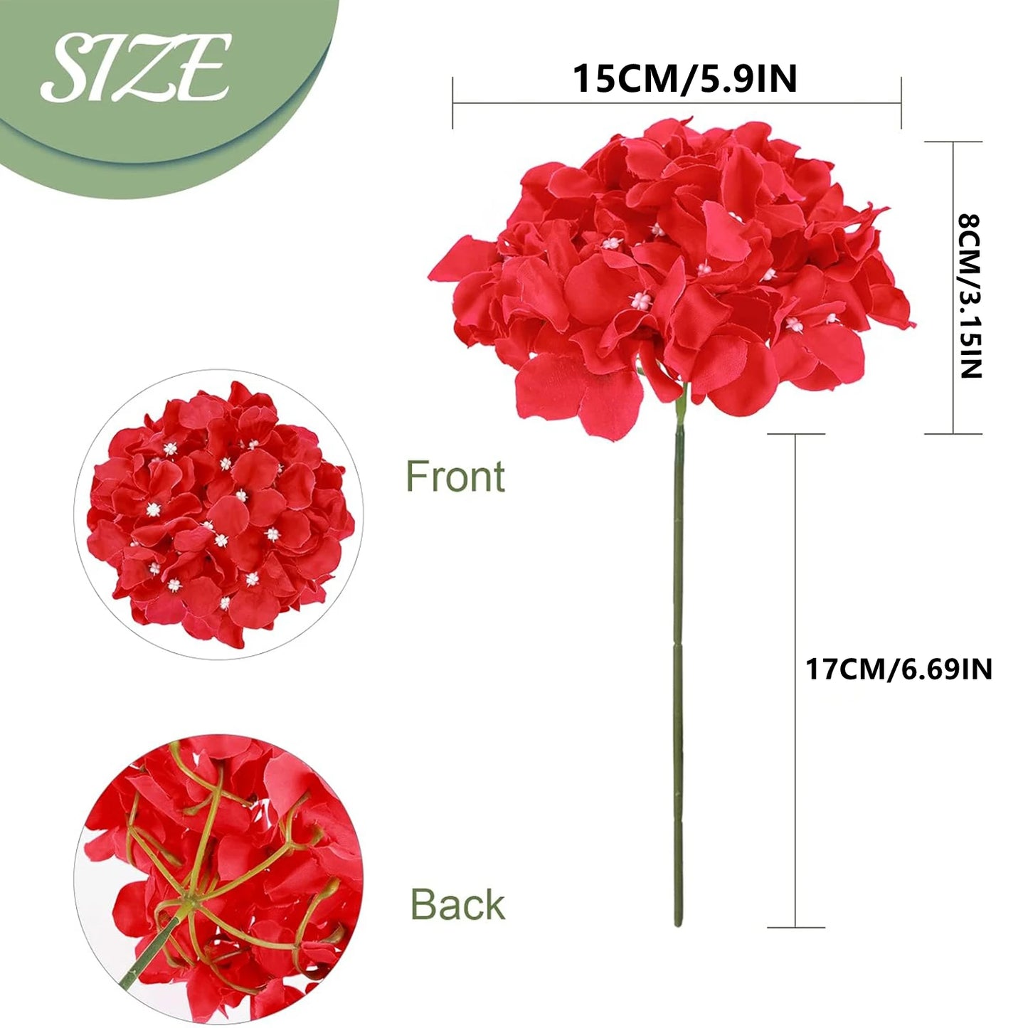 Artificial Silk Hydrangea Stems | Wedding & Home Decor