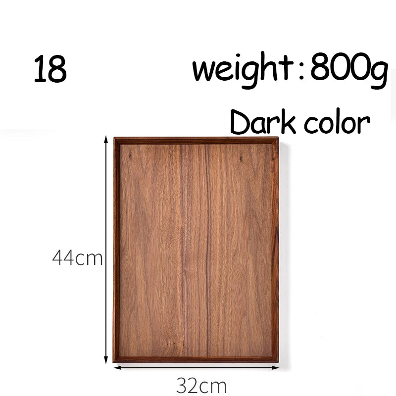 Oval Serving Trays Tableware Dessert Tea Saucer Coasters Coffee Coasters Wooden Plate Storage Food Display Home Hotel Decor Peaceful Pleasures Health and Wellness 18