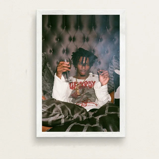Playboi Carti Canvas Poster | Whole Lotta Red & Die Lit Wall Art