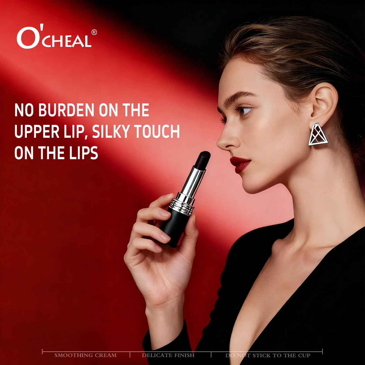 O'CHEAL Soft Mist Matte Lipstick – Waterproof Long-Lasting Color
