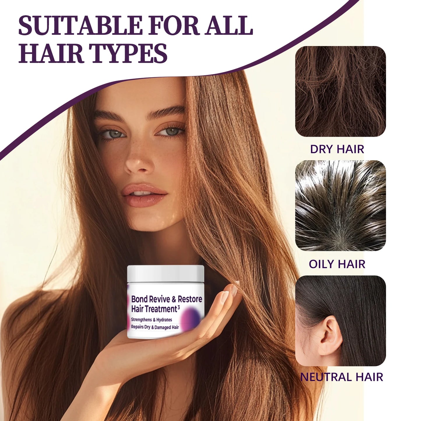 Hair Conditioner Hair Mask Improves Frizzy Tangled,Repair Dry and Damaged, Prevents Hair Breakage & Splitting Hair Care Products Peaceful Pleasures Health and Wellness
