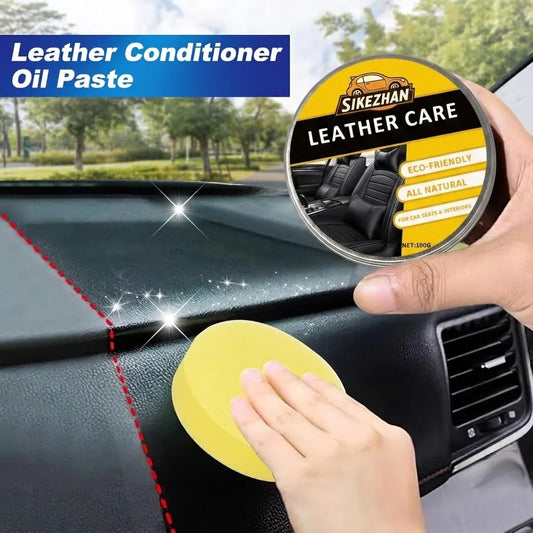 Natural Leather Conditioner Balm – Odorless Car Seat Care Cream Leather Conditioner Balm Oasis Select