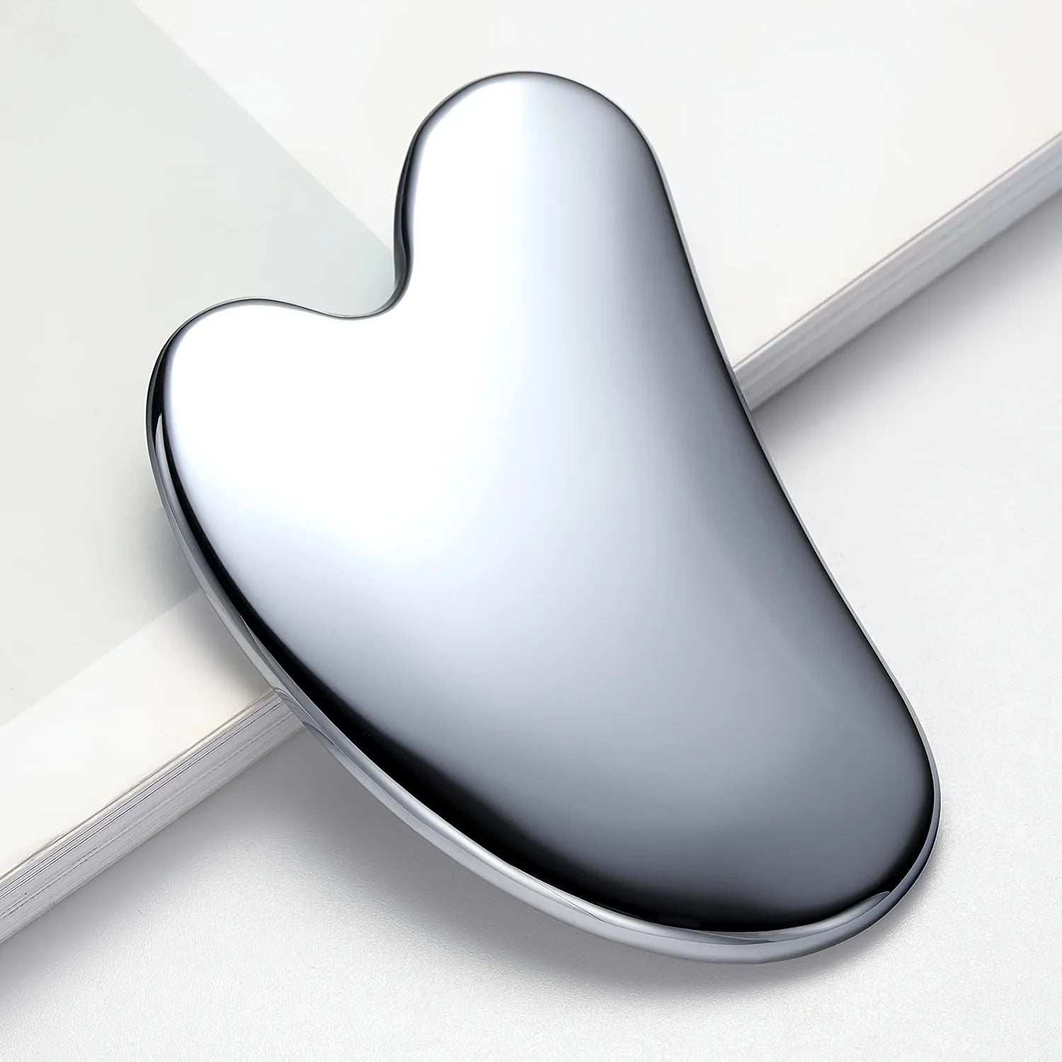 Dolphin Gua Sha Tool | Stainless Steel Facial Massage Board Gua Sha Facial Tool Peaceful Pleasures Health and Wellness Thick guasha board
