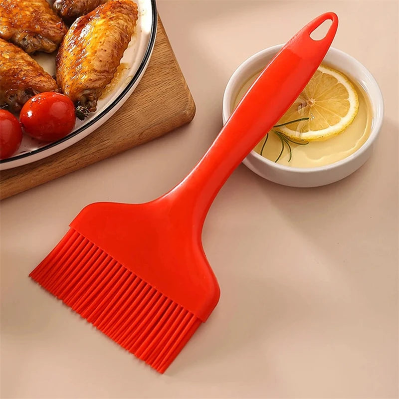Large Silicone BBQ & Basting Brush | Detachable Head, Heat Resistant – Oil & Sauce Brush for Grilling & Baking