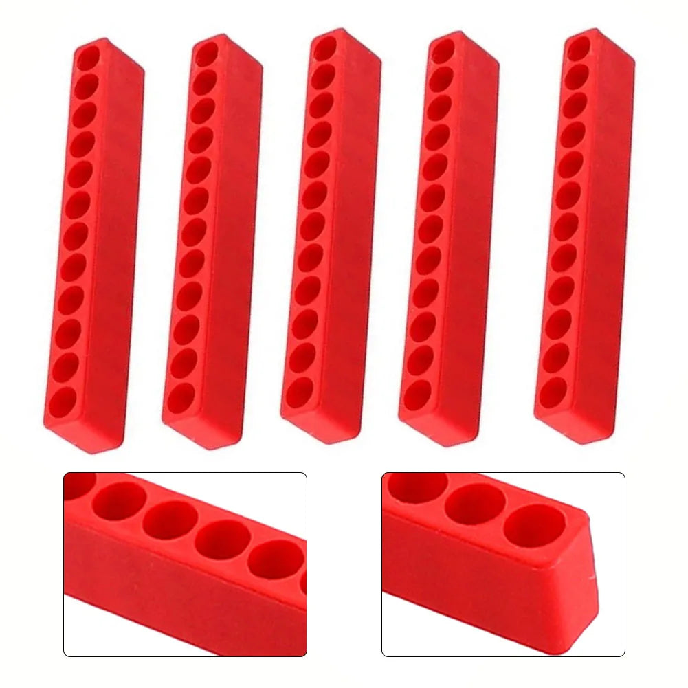 12 Holes Hex Bit Organizer Plastic Screwdriver Holder Drill Storage