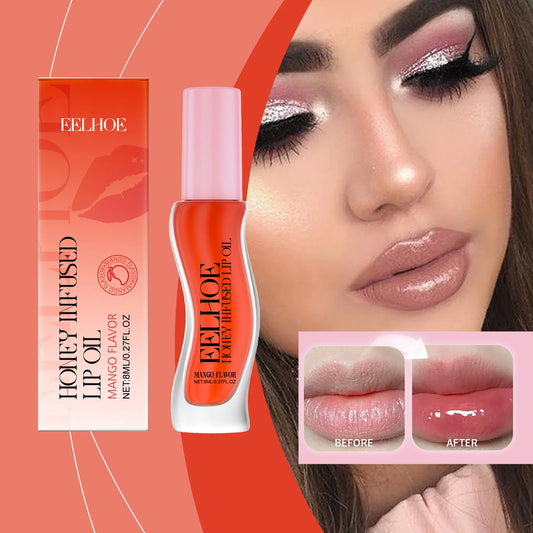 Eelhoe Lip Oil Gloss | Plumping, Moisturizing & Exfoliating Balm Lip Oil Gloss Peaceful Pleasures Health and Wellness
