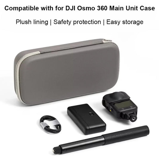 High-Quality PU Handheld Handle Design For DJI OSMO 360 Storage Bag For DJI OSMO 360 Panoramic Camera Portable PU Storage Bag Peaceful Pleasures Health and Wellness Default Title