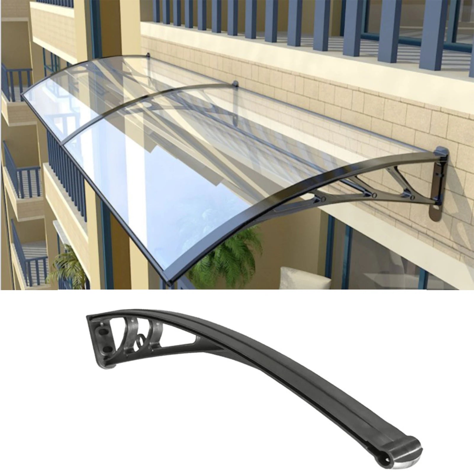 Wind And Rain With Silent Sunshade Canopy Bracke Low Temperature and Snow Resistance Brackets Suitable For Parking Lot Canopies Peaceful Pleasures Health and Wellness