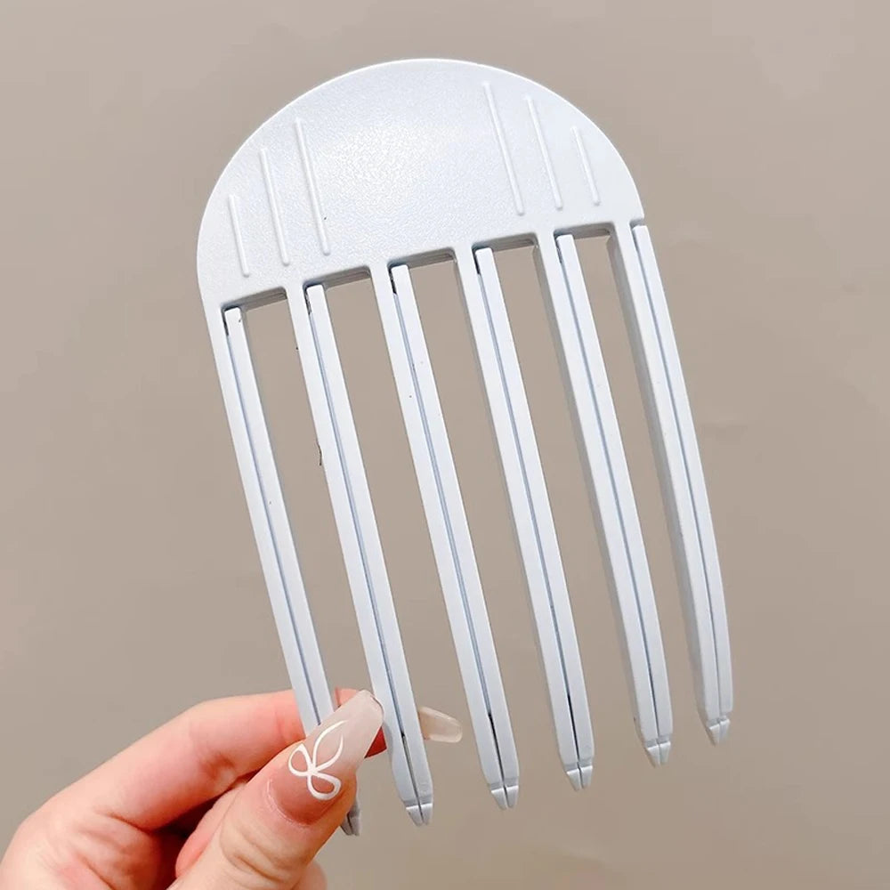 1/2Pcs Simple Fluffy Hair Roots Clips No Heat High Vertex Hair Curler Styling Fluffiness Women Men Volume Wind Sculpting Comb Peaceful Pleasures Health and Wellness Blue L
