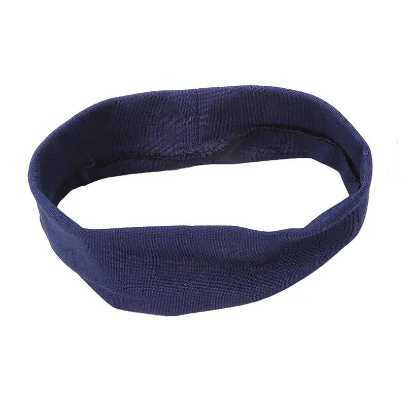 7Pcs Solid Color High Elasticity Headbands Yoga Exercise Headband Hair Accessories Sweat Absorbing Wide Edge Headband Peaceful Pleasures Health and Wellness