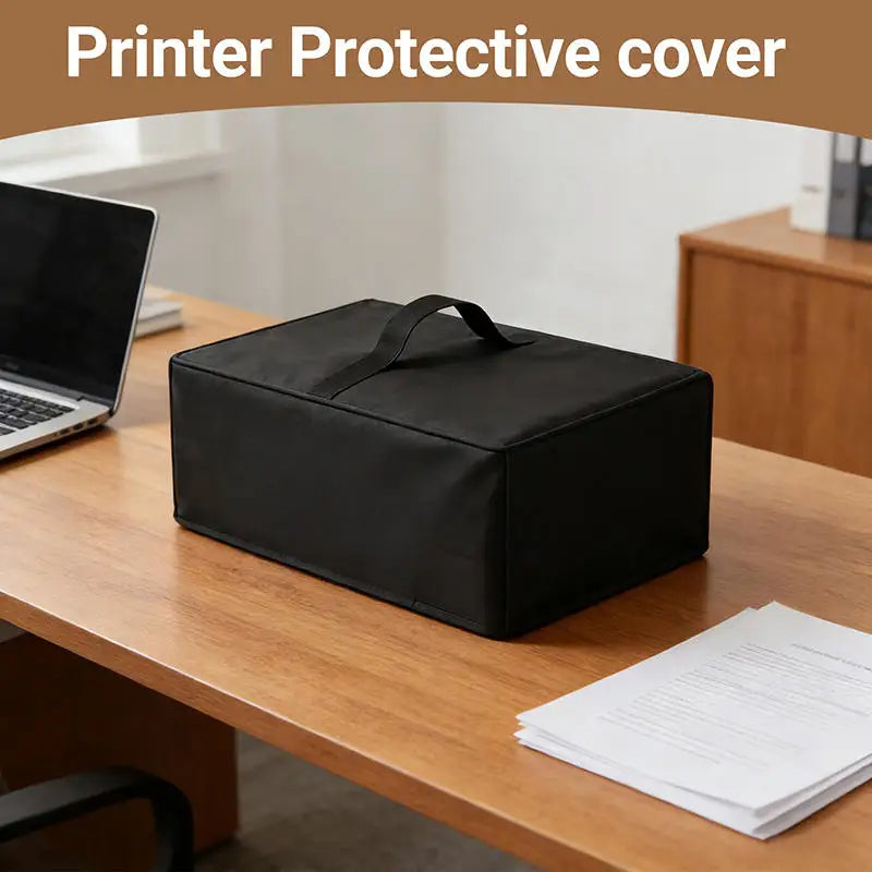 Waterproof Printer Dust Cover with Handle & Drawstring Protective Case for Office Printer & Engraving Machine Dustproof Covers Peaceful Pleasures Health and Wellness