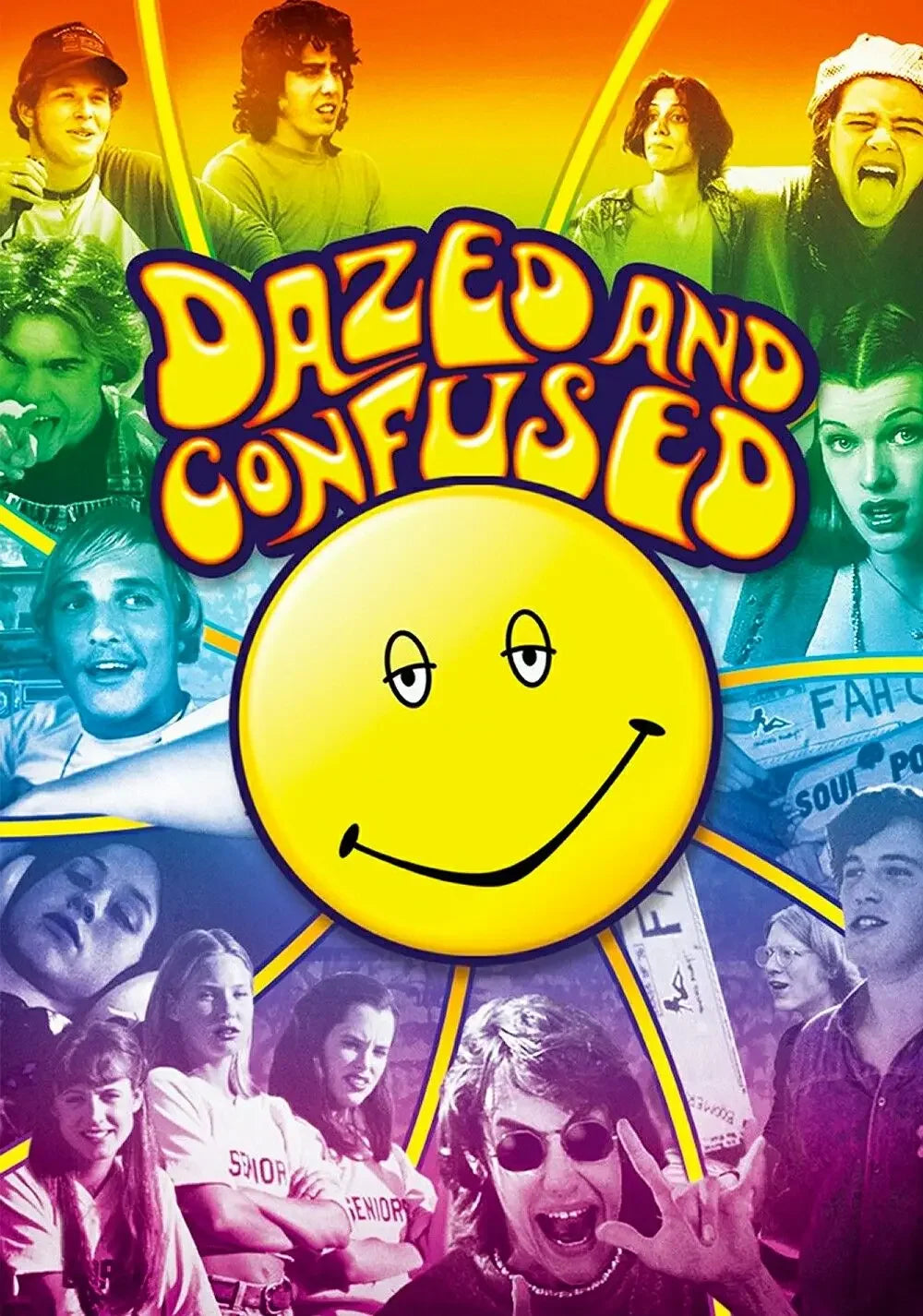 Dazed and Confused 1993 Vintage Movie Poster Canvas Wall Art