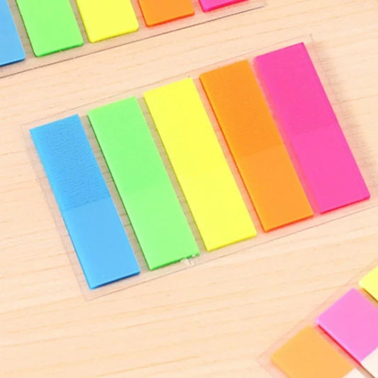 5 Sheets Transparent Sticky Notes Index Tabs Writable Label Stickers Peaceful Pleasures Health and Wellness